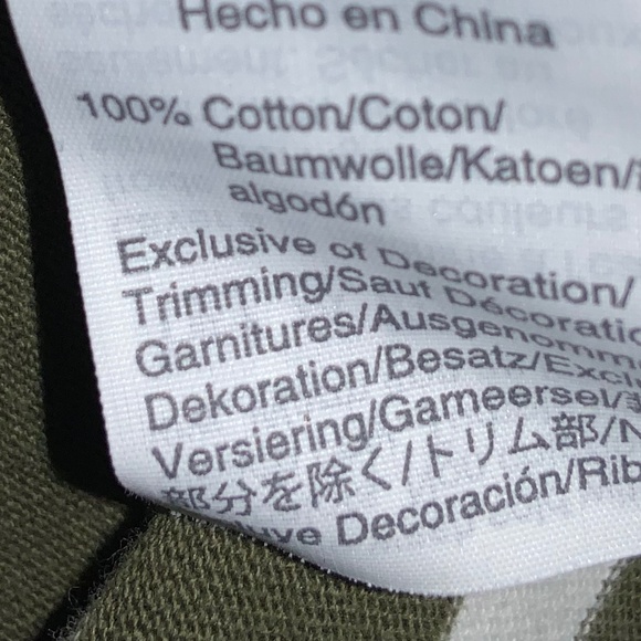 J. Crew cotton striped bateau neck top M drop shoulder bell sleeve ribbon trim - Picture 5 of 6